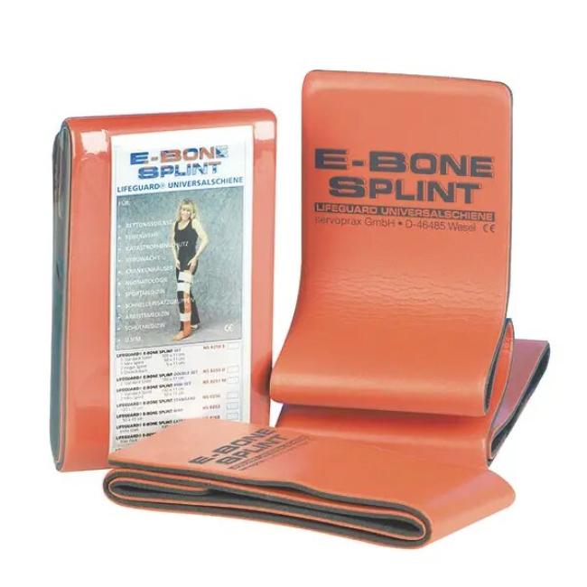 Lifeguard E-Bone Splint EXTRA 100 x 11 cm I Farbe: grau-orange